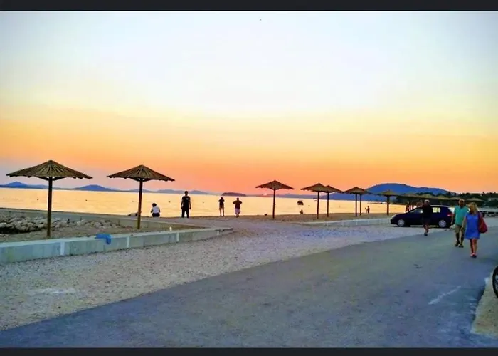 公寓 In With Sea View, Terrace, Air Conditioning, Wifi 皮罗瓦茨